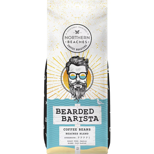 Northern Beaches Coffee Bearded Barista Coffee Beans 1kg