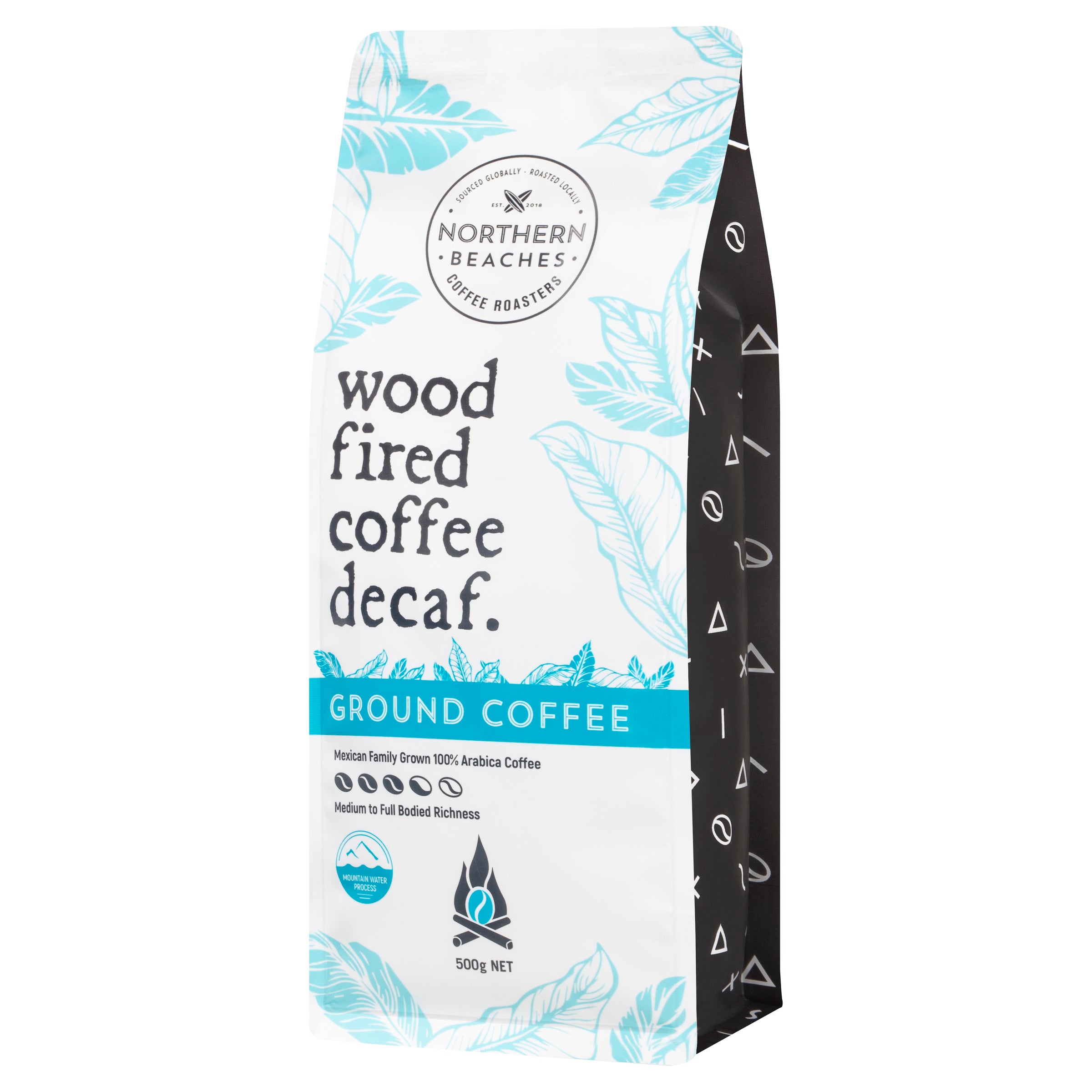Wood Fired Coffee Decaf Ground 500g