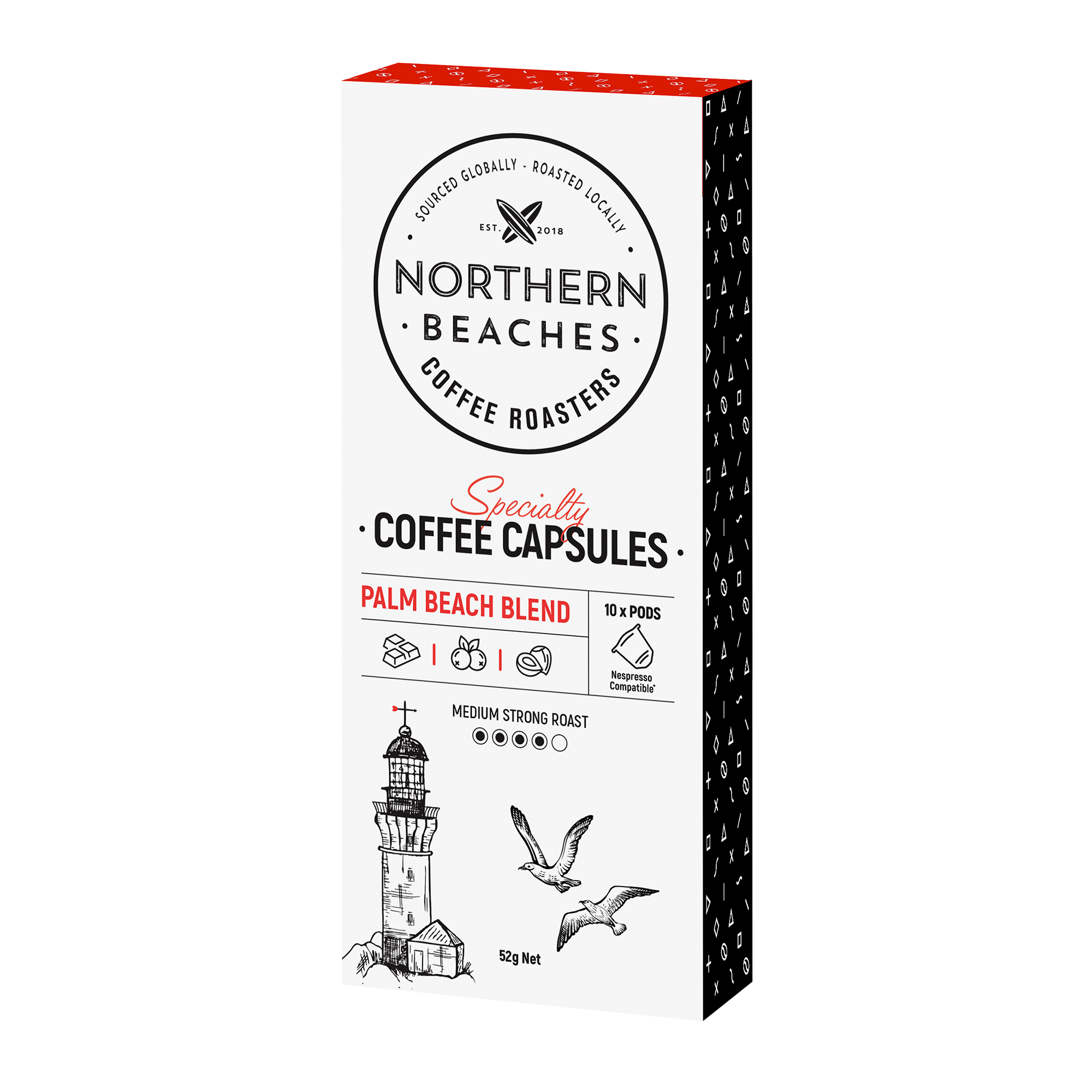 Northern Beaches Coffee Roasters Palm Beach Blend (Nespresso Compatible) - 10 Capsule Carton